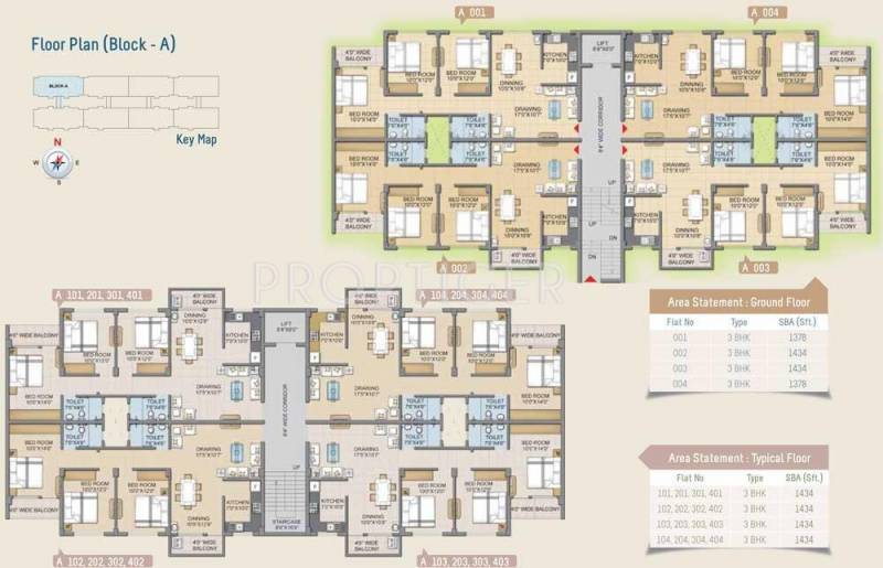  orchid Block-H Cluster Plan