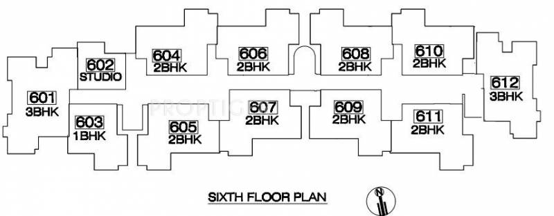  heights Tower 1 Cluster Plan