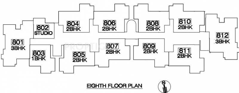  heights Tower 1 Cluster Plan