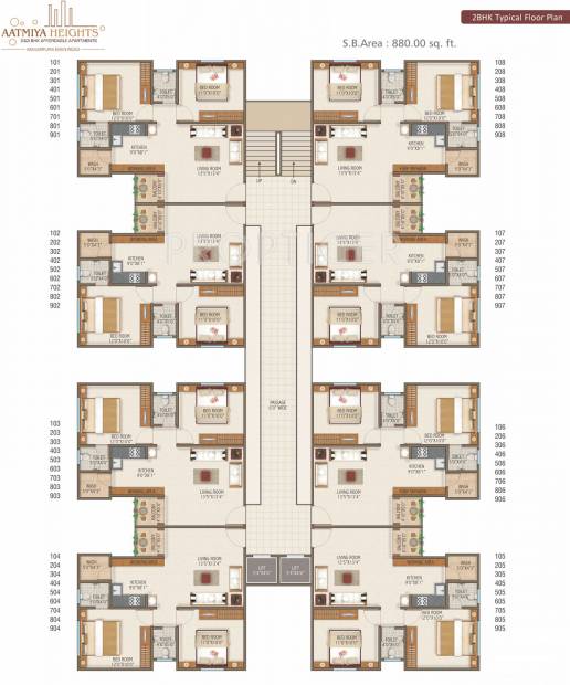  heights-phase-1 Images for Cluster Plan of Aatmiya Heights