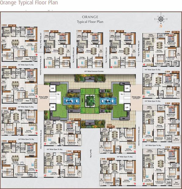  tangrilla-homes Images for Cluster Plan of Orange Tangrilla Homes