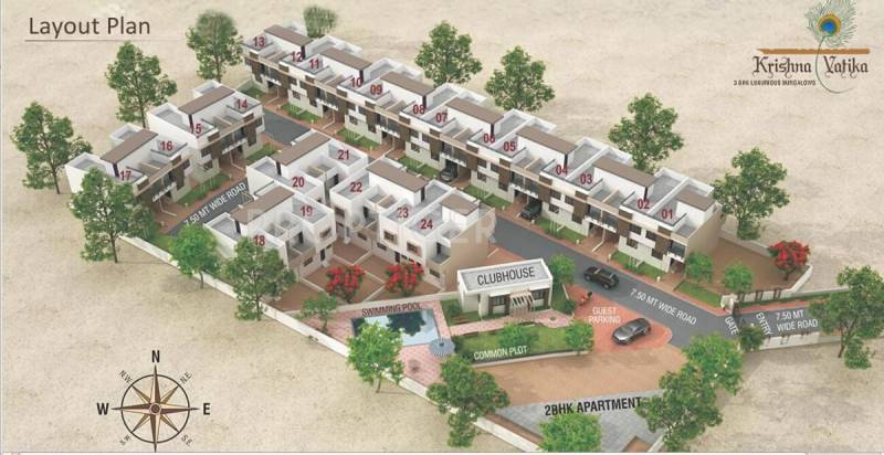 Images for Layout Plan of Aatmiya Krishna Vatika