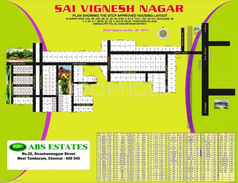 Images for Layout Plan of ABS Sai Vignesh Nagar
