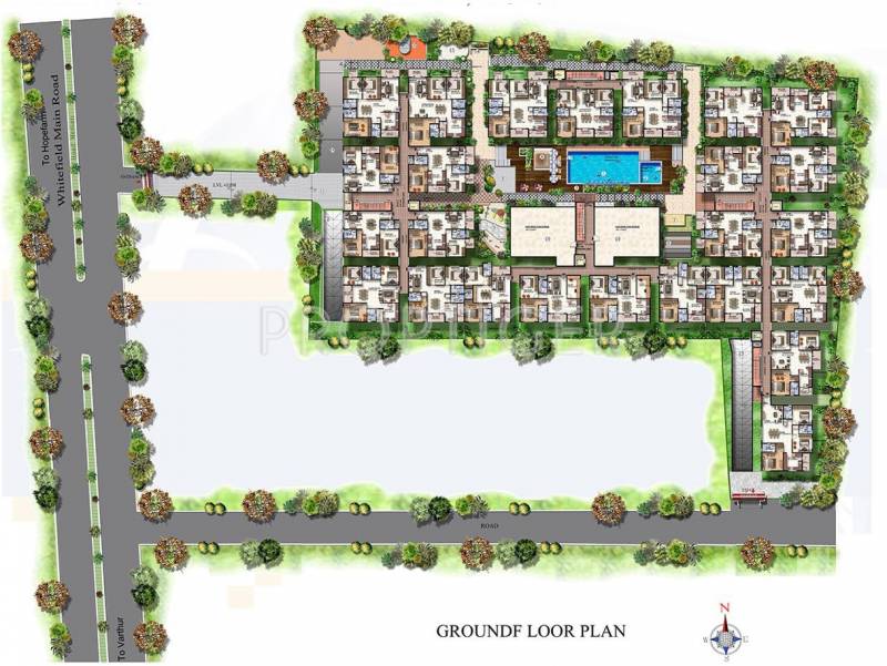  parimala-riviera Images for Cluster Plan of Vishnu Parimala Riviera