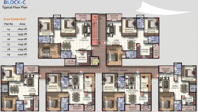  parimala-riviera Images for Cluster Plan of Vishnu Parimala Riviera