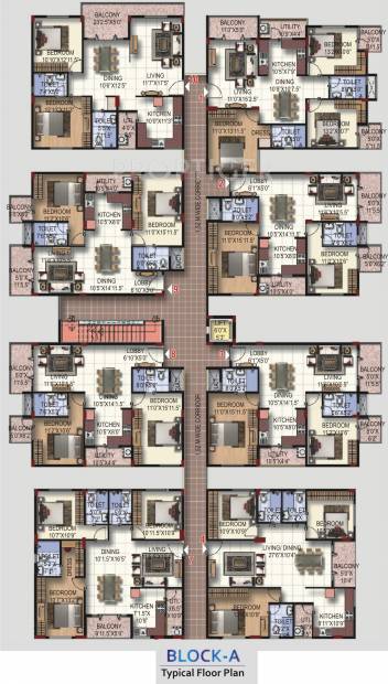  parimala-riviera Images for Cluster Plan of Vishnu Parimala Riviera
