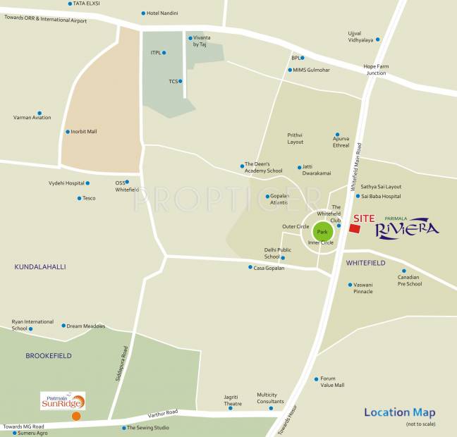  parimala-riviera Images for Location Plan of Vishnu Parimala Riviera