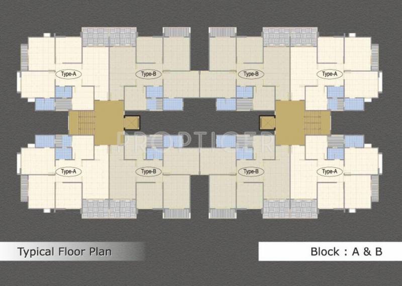  aadharshila-south-block Tower A Cluster Plan