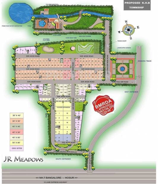 Images for Master Plan of JR Meadows Villa