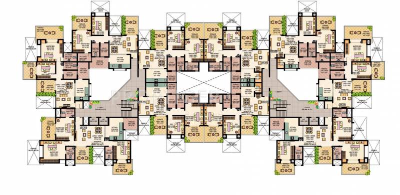  park-phase-2 Wing A Cluster Plan