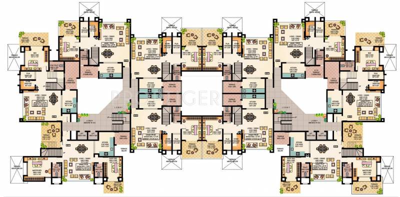  park-phase-2 Wing B Cluster Plan