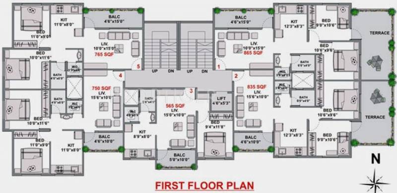 Images for Cluster Plan of Navkarr Shri Navkar Heights