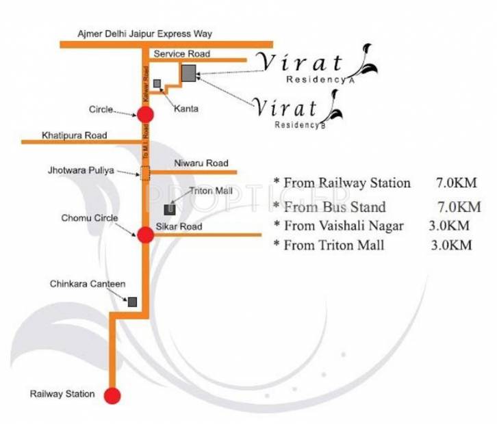 Images for Location Plan of Virat Residency B