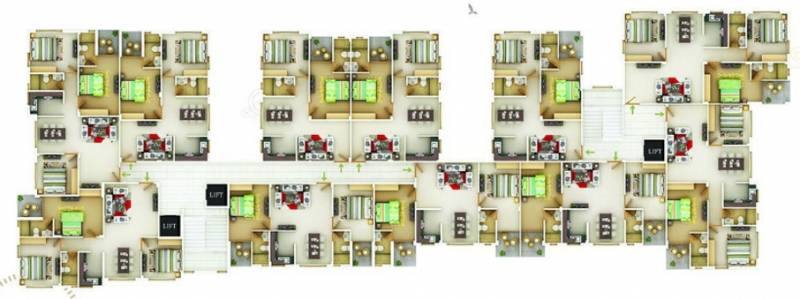  serenity Images for Cluster Plan of Sugam Serenity