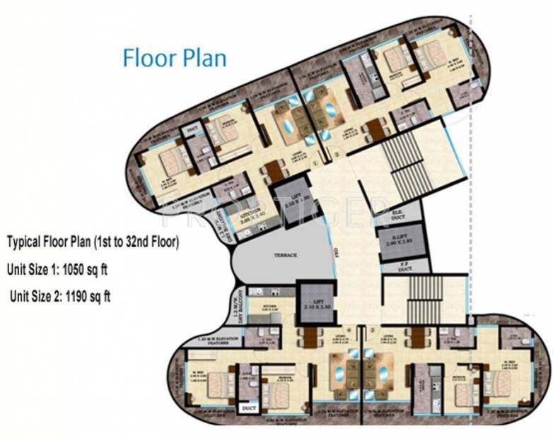  esquire-skytower Esquire Sky Tower Cluster Plan