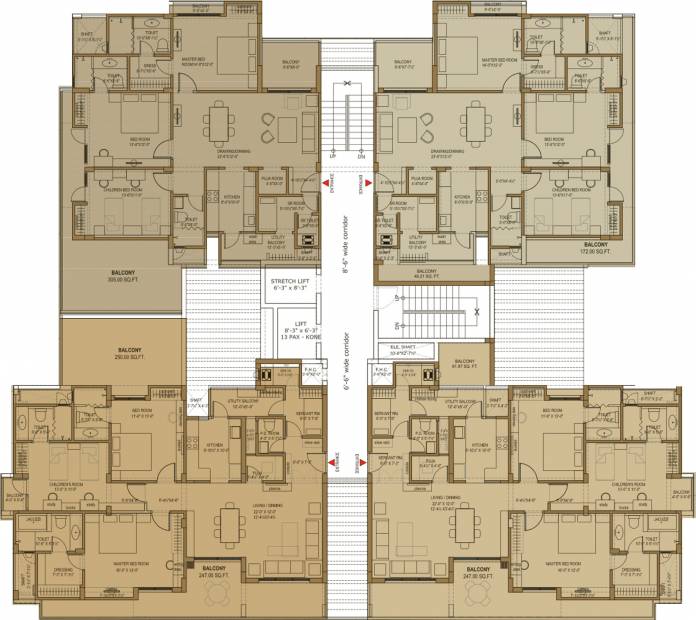  elite Images for Cluster Plan of Mahima Elite