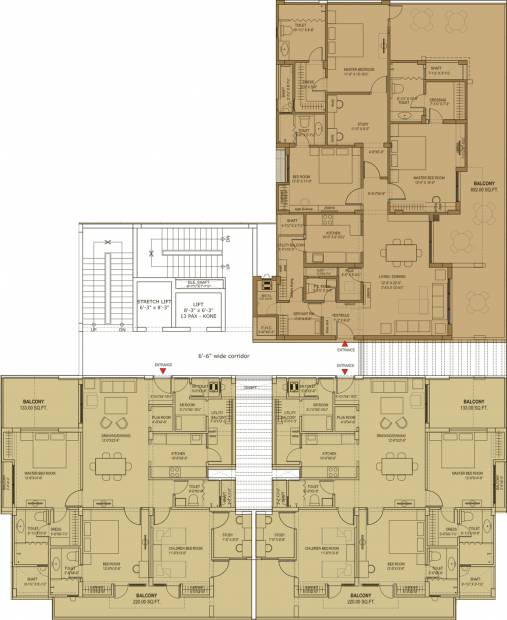 elite Images for Cluster Plan of Mahima Elite