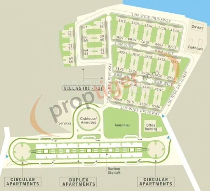 Images for Site Plan of Total Environment Windmills of Your Mind Villas