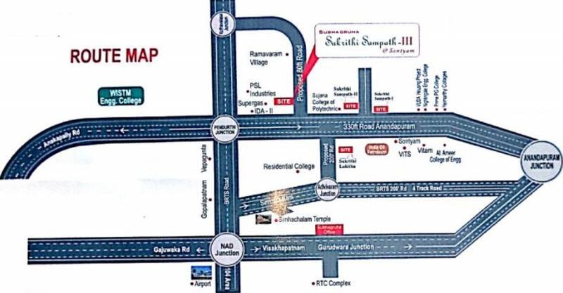 Images for Location Plan of Subhagruha Projects Sukriti Sampth