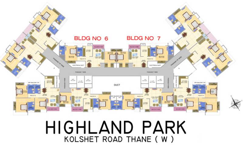  highland-park Tower 4 Cluster Plan