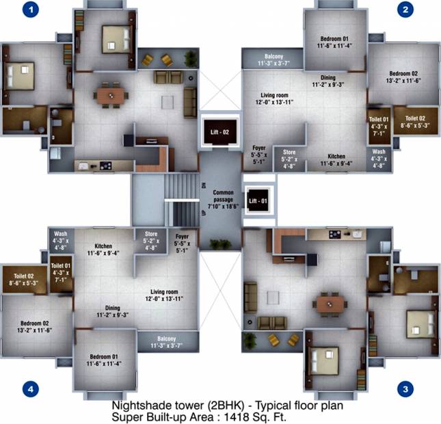 Images for Cluster Plan of Pratham Bluets