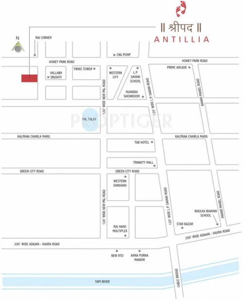 Images for Location Plan of Shreepad Antillia