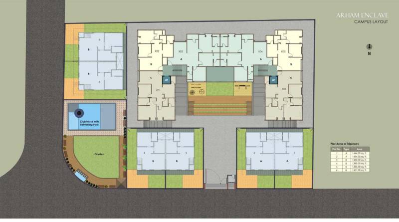 othello-group arham-enclave Layout Plan