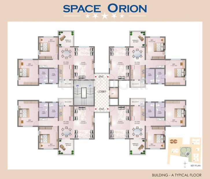  orion Tower A Cluster Plan