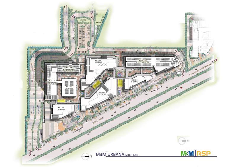  one-key-resiments Images for Site Plan of M3M One Key Resiments