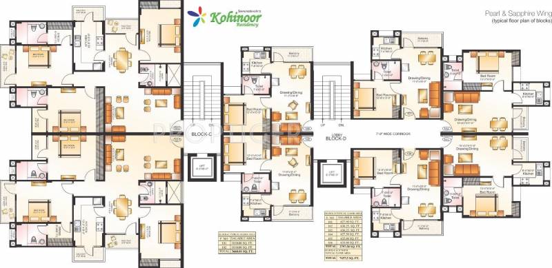  kohinoor-residency Images for Cluster Plan of Shree Shakambhari Developers Pvt Ltd Kohinoor Residency