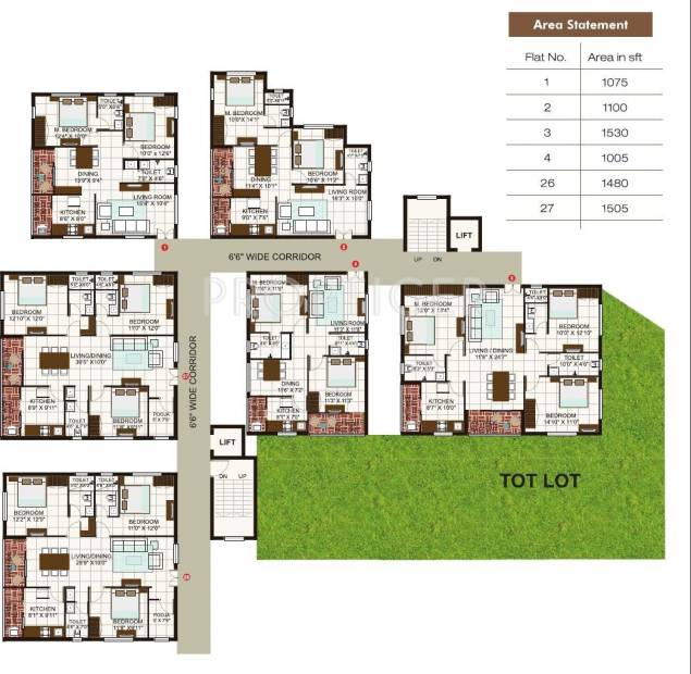  solitaire-abode Images for Cluster Plan of Technopolis Solitaire Abode