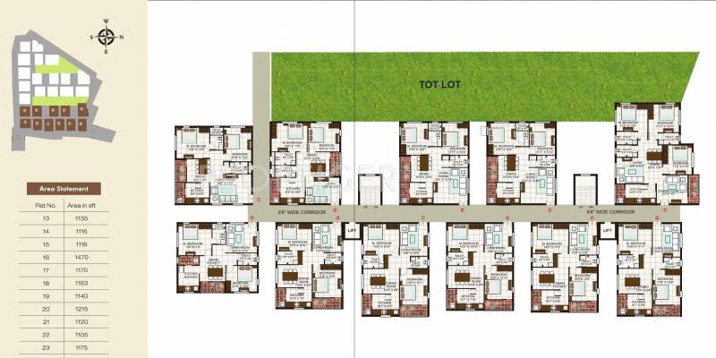  solitaire-abode Images for Cluster Plan of Technopolis Solitaire Abode