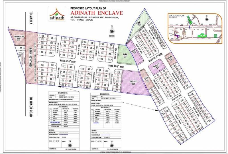 Images for Layout Plan of Bahubali Adinath Enclave