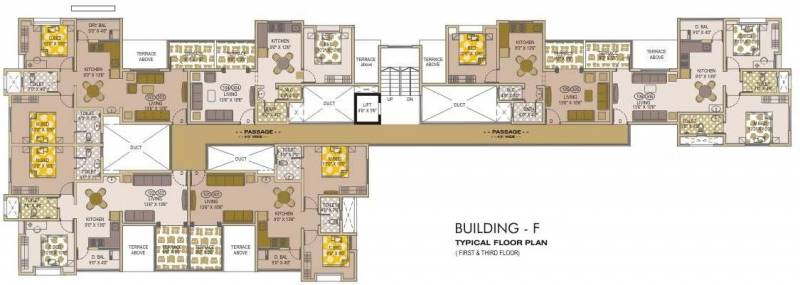 acme-landmark alcina Building F Odd Cluster Plan