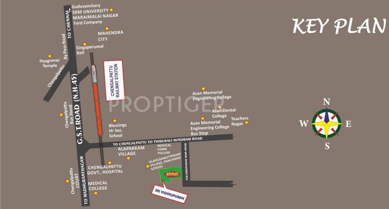 Images for Location Plan of Annai Sri Vishnupuram