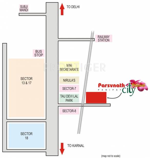 Images for Location Plan of Parsvnath Paliwal City
