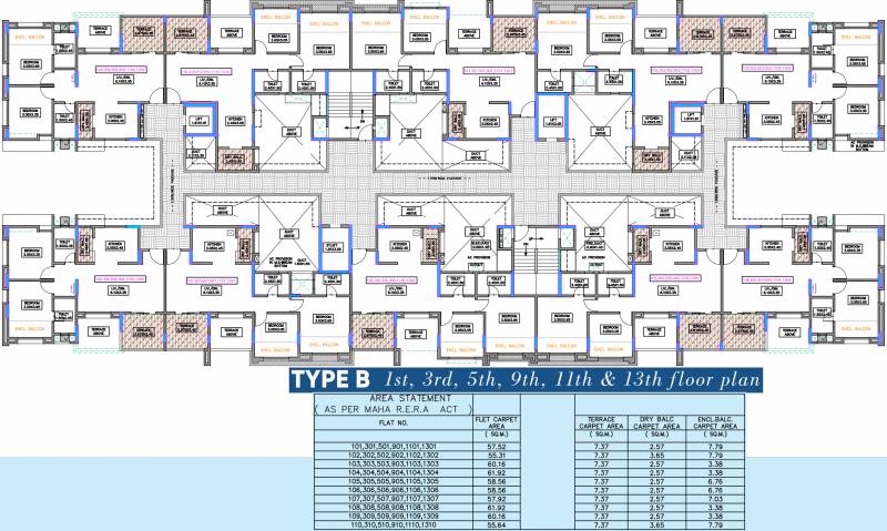 Images for Cluster Plan of Kolte Patil Stargaze