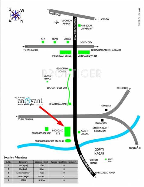  aadyant Images for Location Plan of Paarth Aadyant