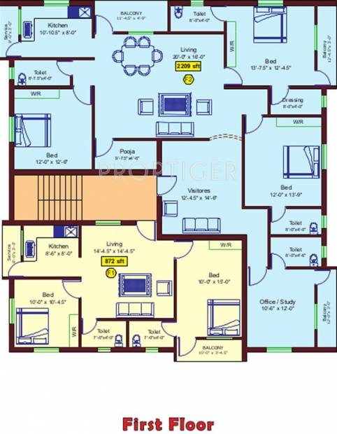 Images for Cluster Plan of Aliyah Prince Court