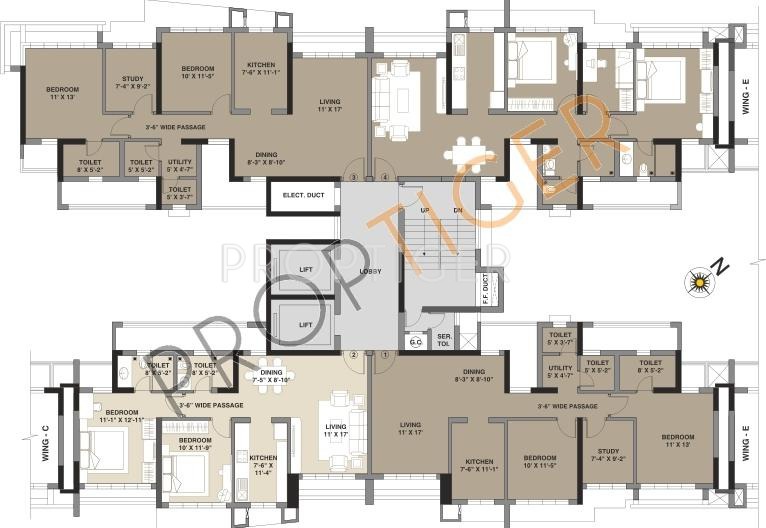 Aadinath Home Founders Aura Cluster Plan