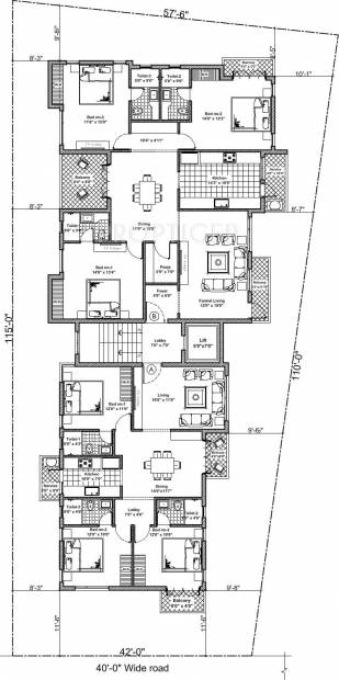 Images for Cluster Plan of Venkateswara Srinivas