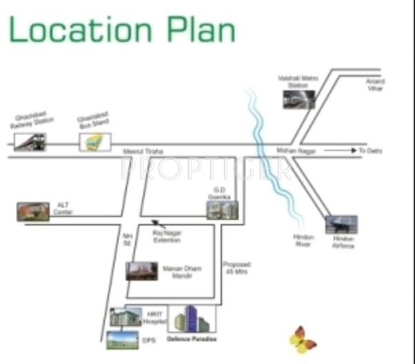 Images for Location Plan of Renowned Group Defence Paradise