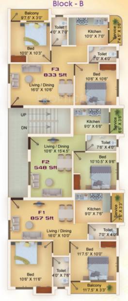 Images for Cluster Plan of Grand Space Developers Pvt Ltd Diya Homes