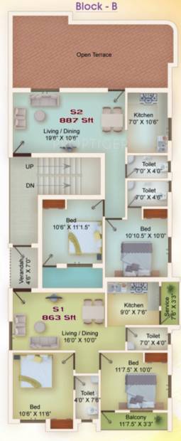 Images for Cluster Plan of Grand Space Developers Pvt Ltd Diya Homes