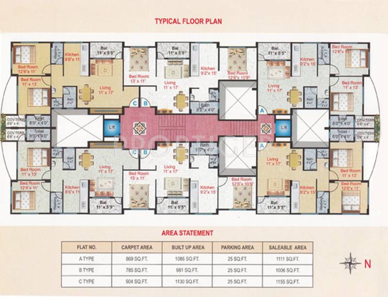  vandan Vandan Typical Cluster Plan