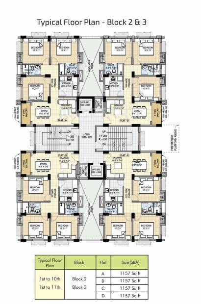  shree-gardens Block 1 Cluster Plan