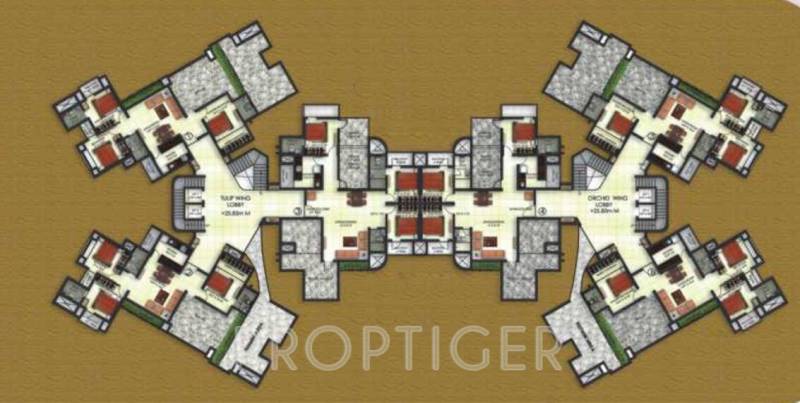 radiance-erectors-pvt.-ltd fortune-empire Cluster Plan for 8th Floor