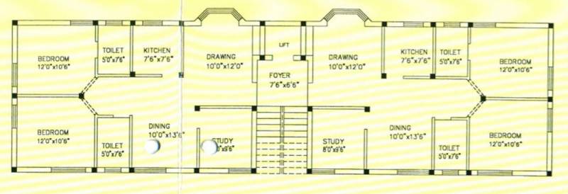 agni-estates sruti-lakshmi Cluster Plan for ground Floor