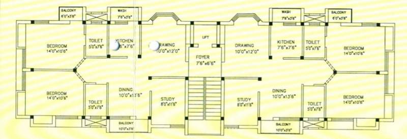 agni-estates sruti-lakshmi Cluster Plan from 1st to 3rd Floor