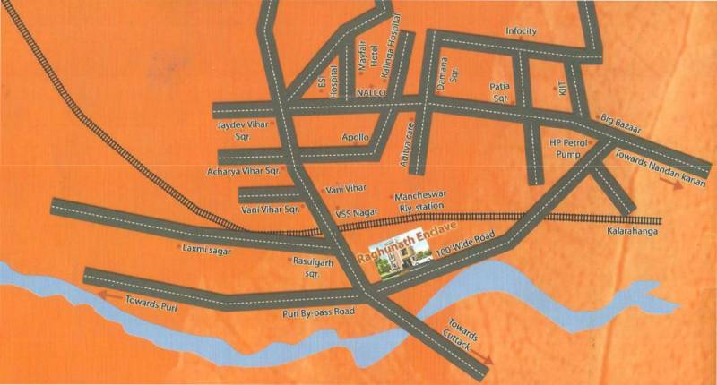 Images for Location Plan of Satya Multiplex Pvt Ltd Raghunath Enclave